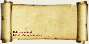 Isidora Erak vizit kartica